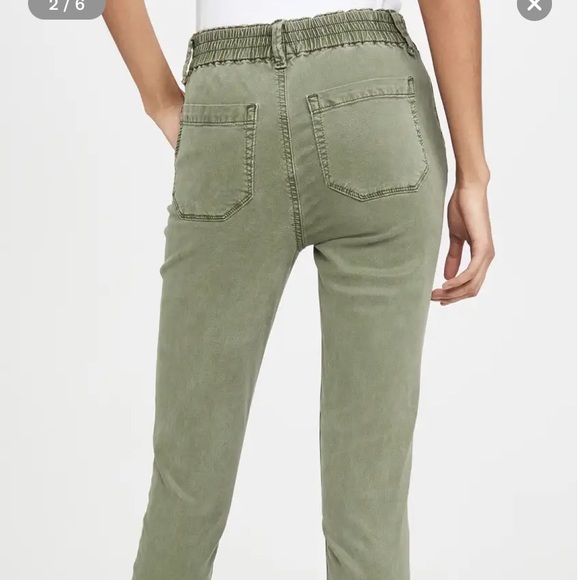 PAIGE green drawstring pants 30 - Picture 9 of 9
